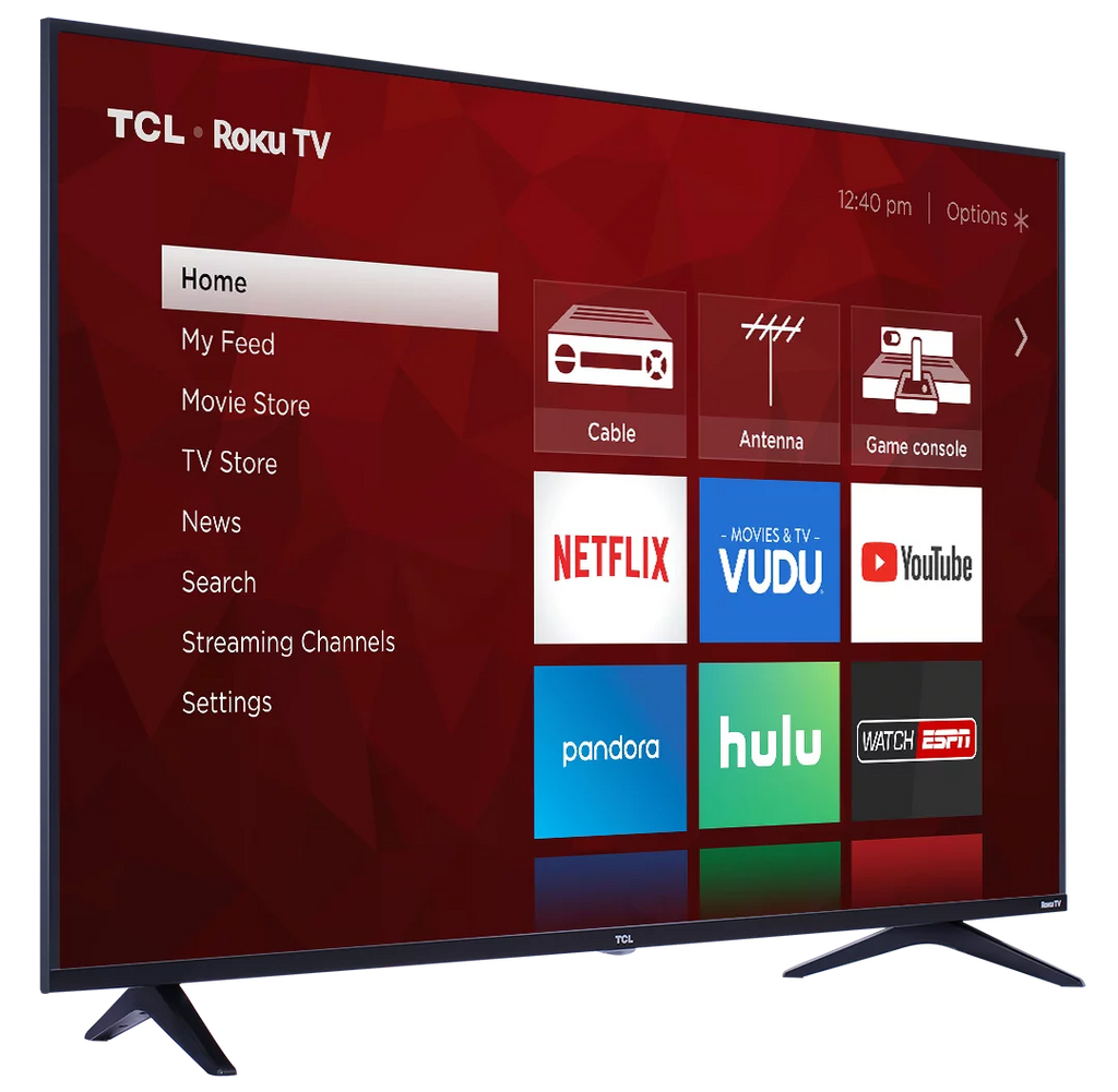 TCL 49" Class 4K Ultra HD (2160p) Dolby Vision HDR Roku Smart LED TV (49S517)