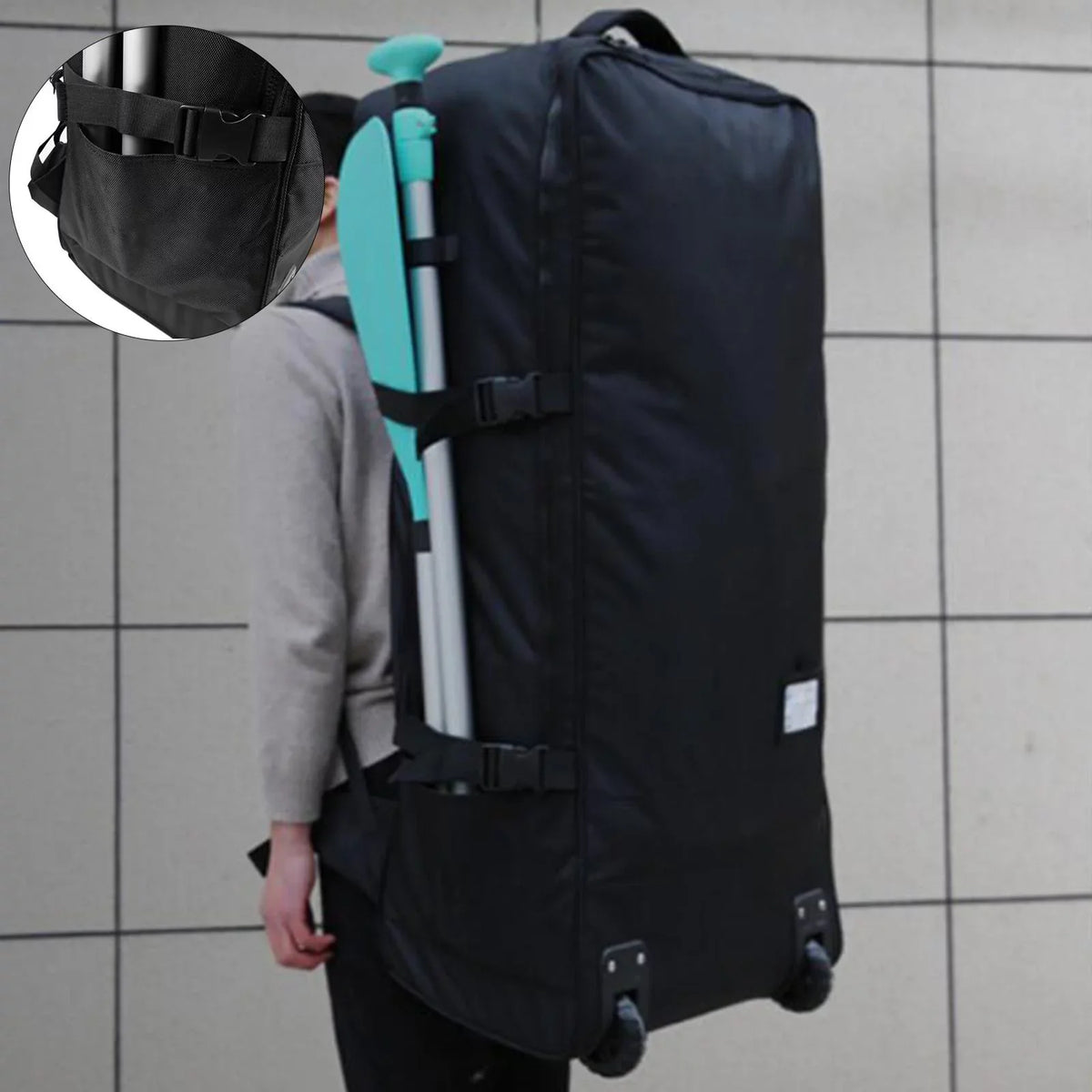 Lightweight Inflatable Paddleboard Backpack, Accessories with Zipper Stand up