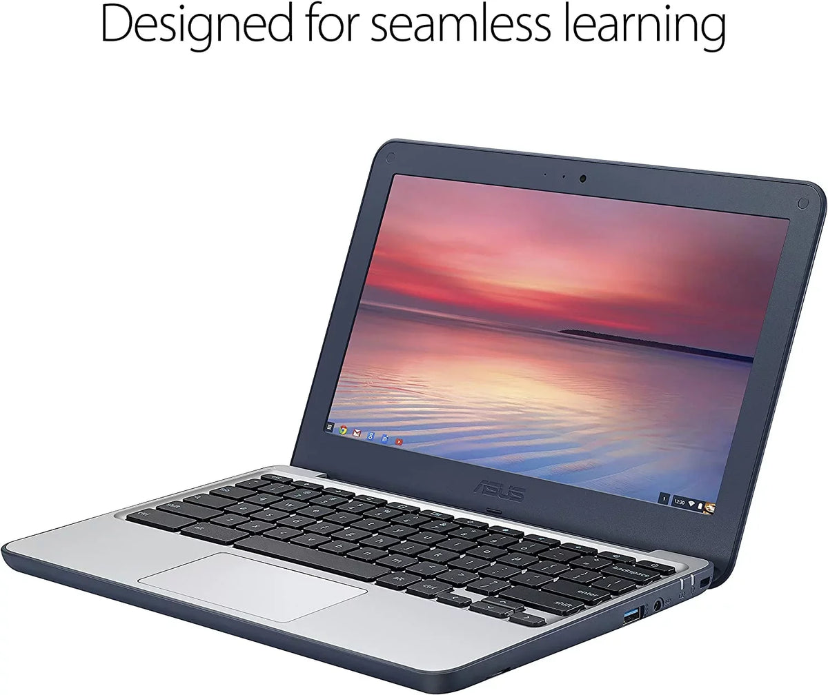 Chromebook C202SA-YS02, 1.60 GHz  Celeron, 4GB DDR3 RAM, 16GB SSD Hard Drive, Chrome, 11" Screen (Used Grade B)