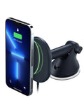 iOttie Velox MagSafe matching Magnetic Wireless Charging Dash & Windshield Mount, Black, Plastic