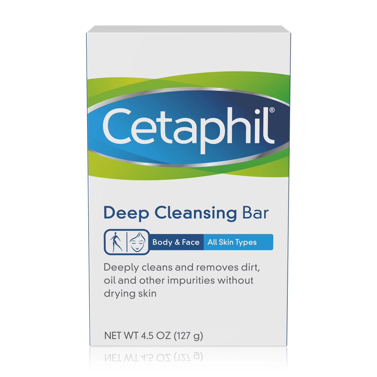 Box. CetaphilÂ® Deep Cleansing Bar 4.5 oz