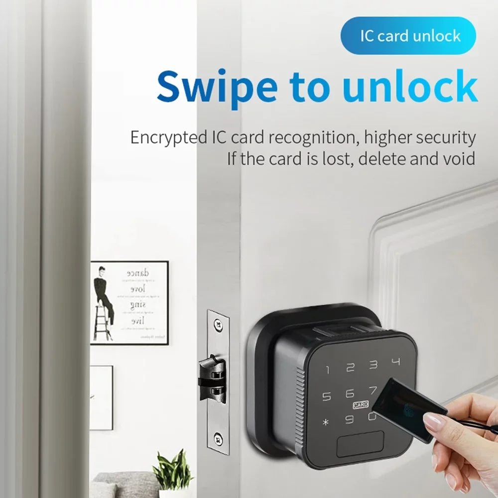 GoolRC Intelligent Door Lock with Fingerprint Keypad & Handle, Smart Lock matching with DADA, Enhanced Home