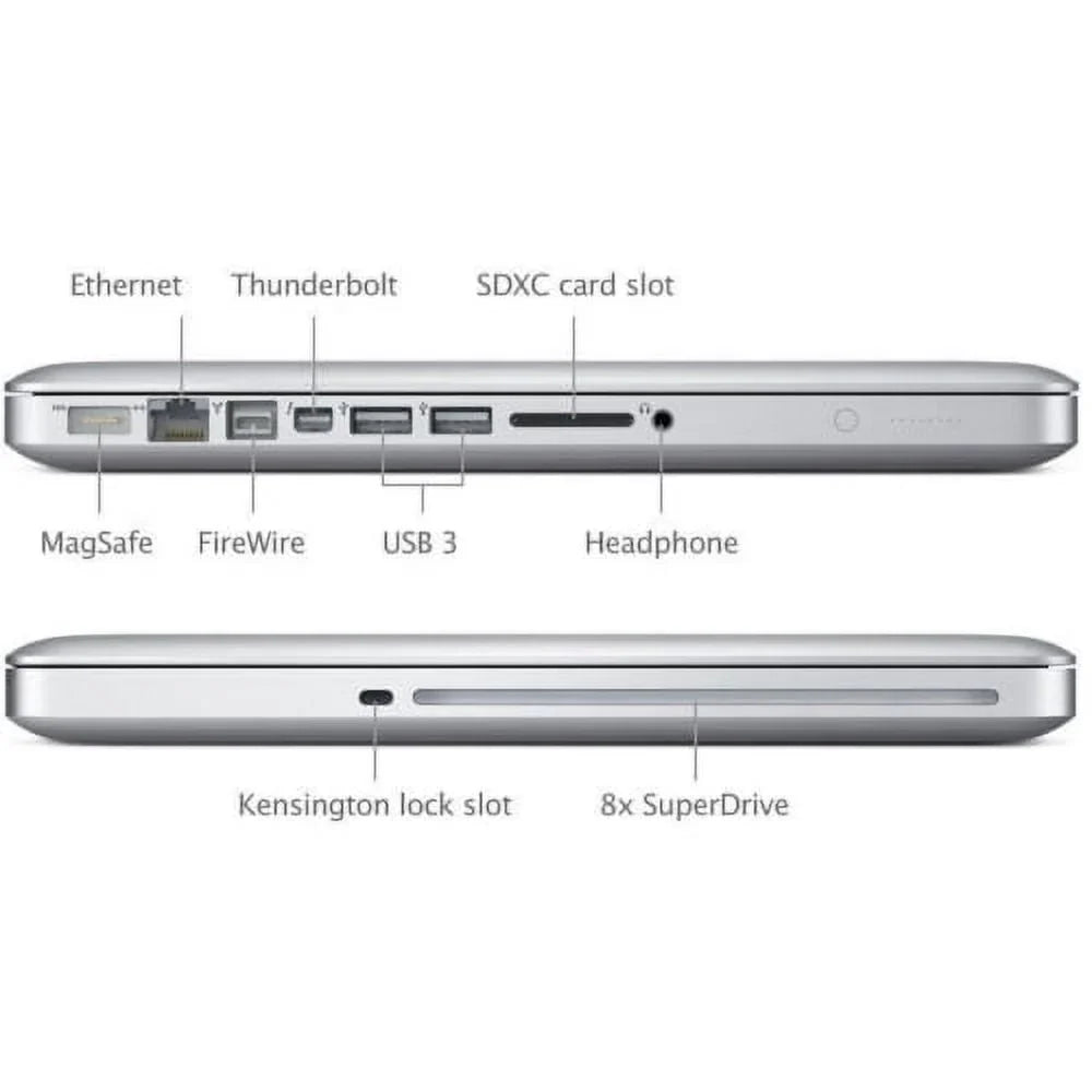 Restored  MacBook Pro Laptop Core i7 2.9GHz 8GB RAM 256GB HD 13" - MD102LL/A (2012) (Refurbished)
