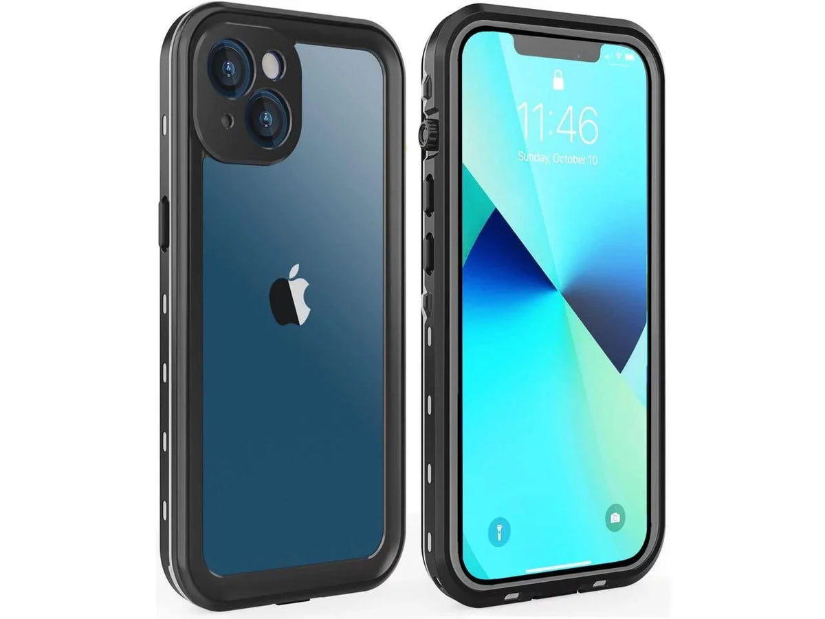 For iPhone 13 Case Waterproof Shockproof Dustproof Full-Body with Built-in Screen Protector,Underwater Full Sealed protector Protective for iPhone 13 6.1 inch
