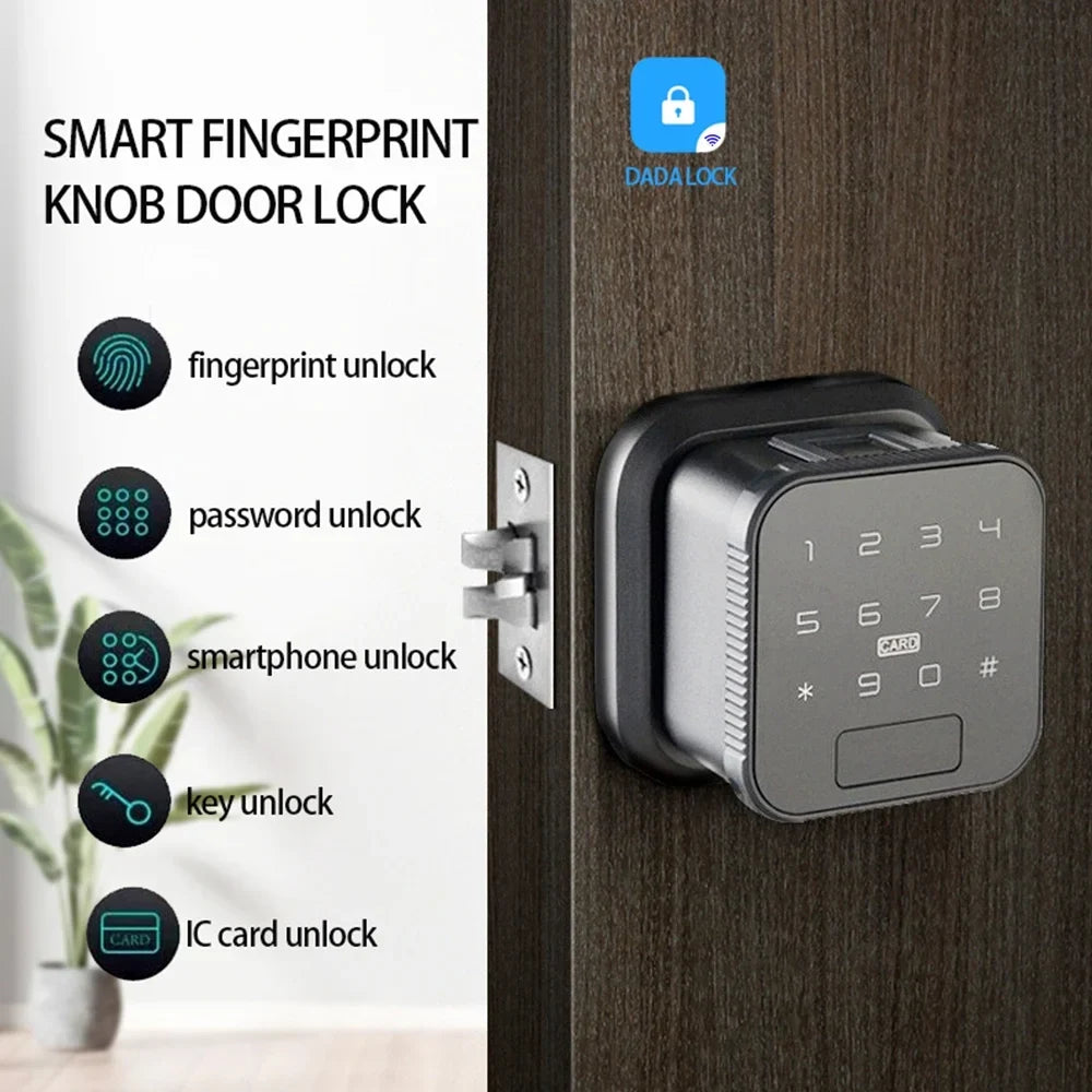 GoolRC Intelligent Door Lock with Fingerprint Keypad & Handle, Smart Lock matching with DADA, Enhanced Home