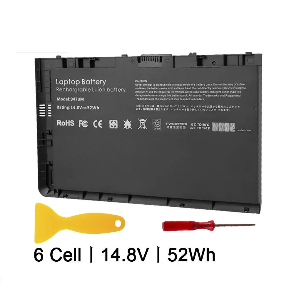 Replace BT04XL Battery for  EliteBook Folio 9480m Ultrabook