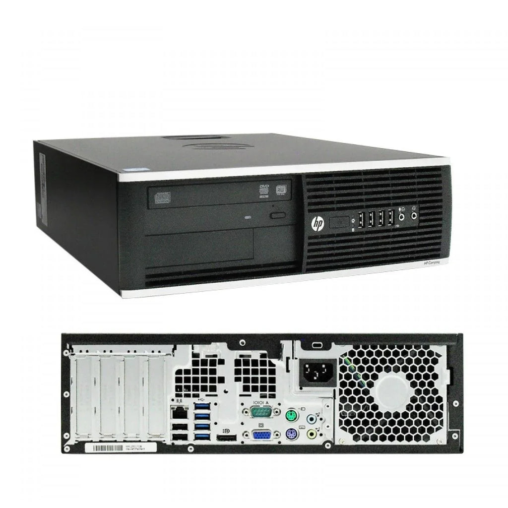 Elite 8100 SFF Dual Core i5 3.2Ghz 8GB RAM 500Gb SSD WiFi Windows 10 Home Desktop Computer - 1 Year Warranty