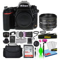 D750 24.3MP DSLR Digital Camera with AF 50mm f/1.8D Lens (1543) Bundle with SanDisk 64GB SD Card + Camera Bag + Filter Kit + Spare Battery + Telephoto Lens