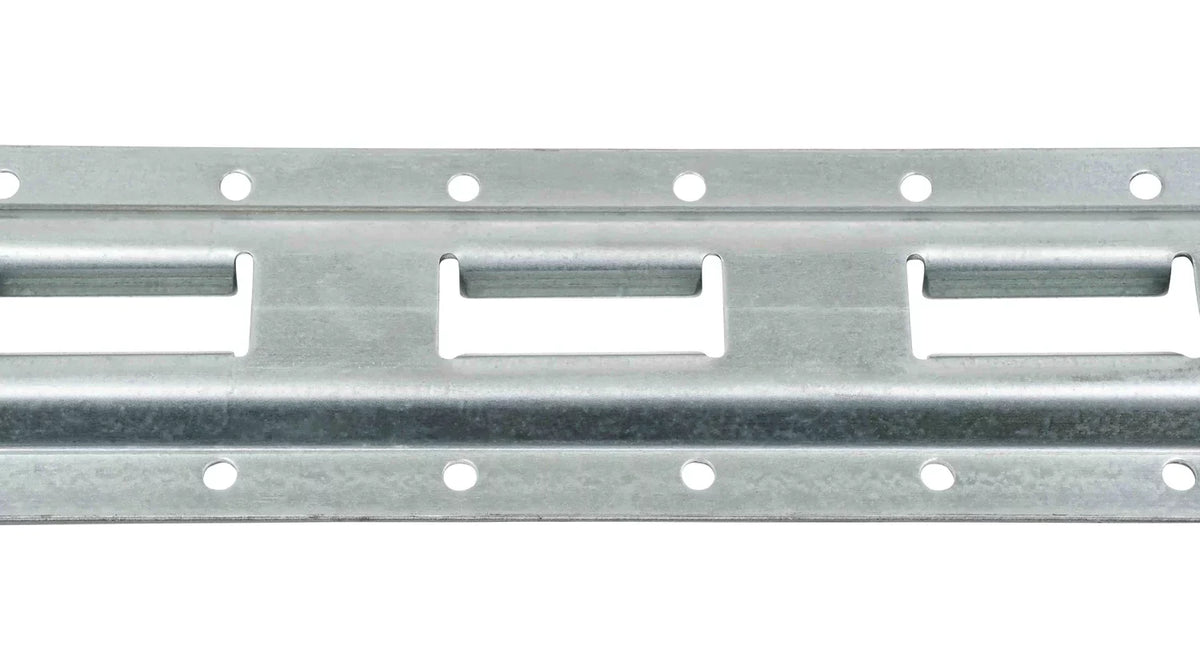 (4 Pack) 5' Vertical E-Track Tie-Down Rail - Made in USA | High Strength Galvanized Steel, Bolt-On Tie Down Rail for Cargo on Pickups, Trucks, Trailers, Vans