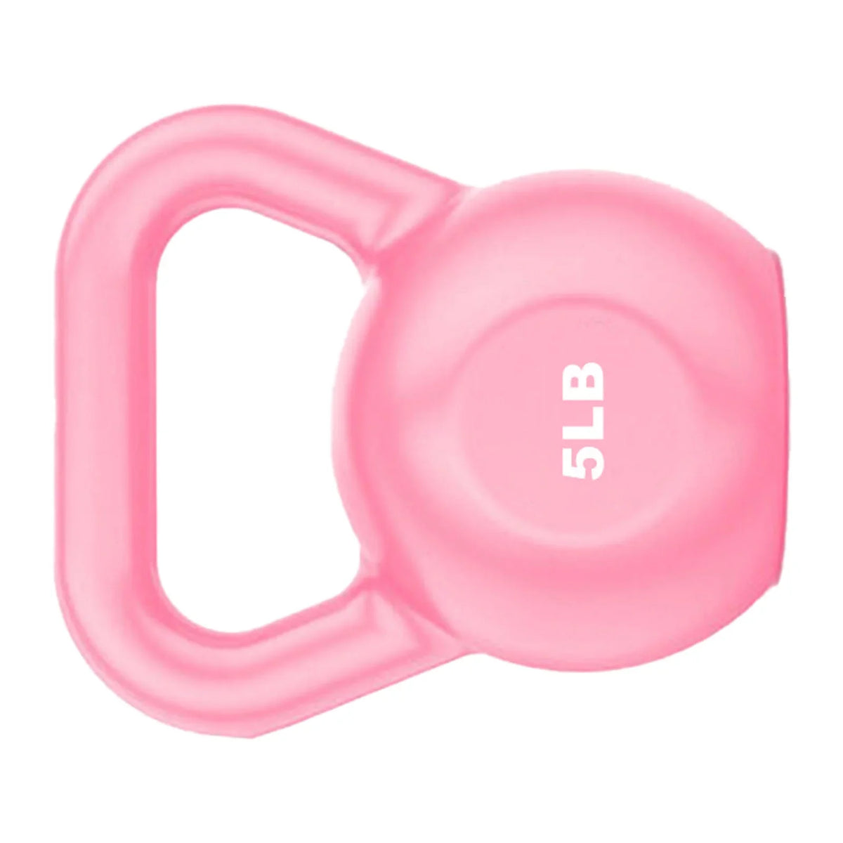 Buumin PE Kettlebell Weight for Men Women for Exercises Strength Training Functional Fitness Plyometrics Pink 5LB
