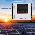 10A 12V 24V 48V Solar Charge Controller With Wifi Monitor PWM LCD Regulator