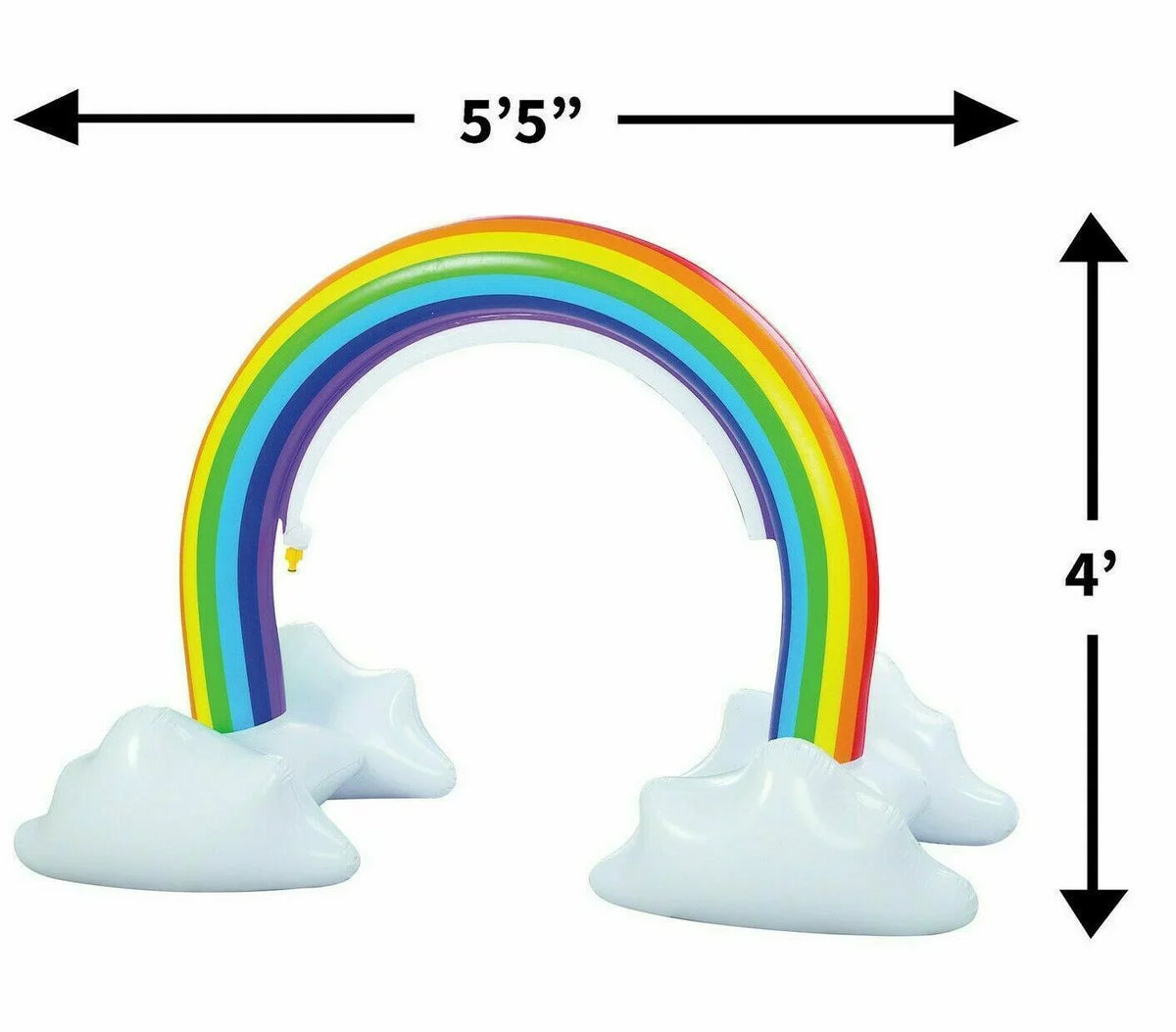 Rainbow Sprinkler Toy for Kids, Inflatable Pool Summer Fun Spray liquid Toy, Outdoor Backyard for Children Infants Toddlers, Boys, Girls 3 4 5 6 7 8 Year Old