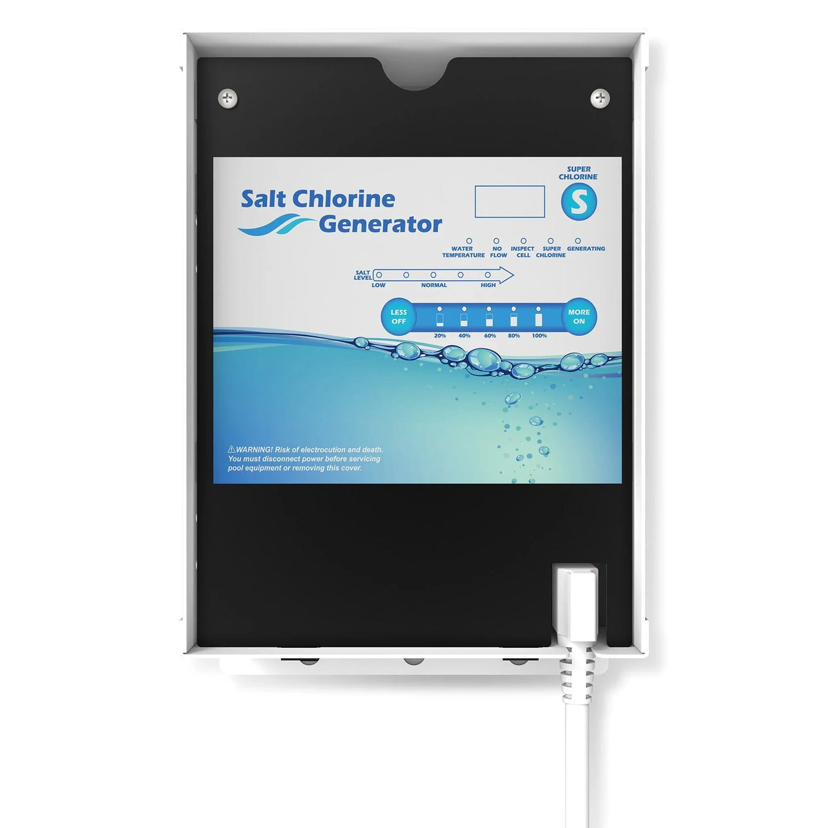 25000 Gallon Swimming Pool Salt liquid Chlorine Generator System  13 Titanium Plates - 11.5"