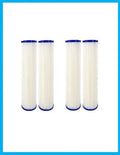 appropriate to Watts Pack of 4 Filter (WPC0.35-975) 9.75"X2.75" 0.35 Micron Pleated Sediment Filters