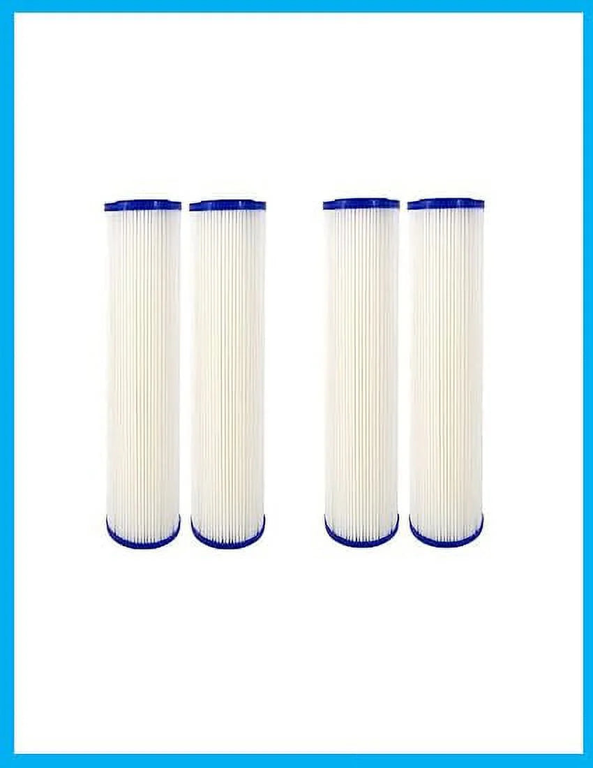 appropriate to Watts Pack of 4 Filter (WPC0.35-975) 9.75"X2.75" 0.35 Micron Pleated Sediment Filters
