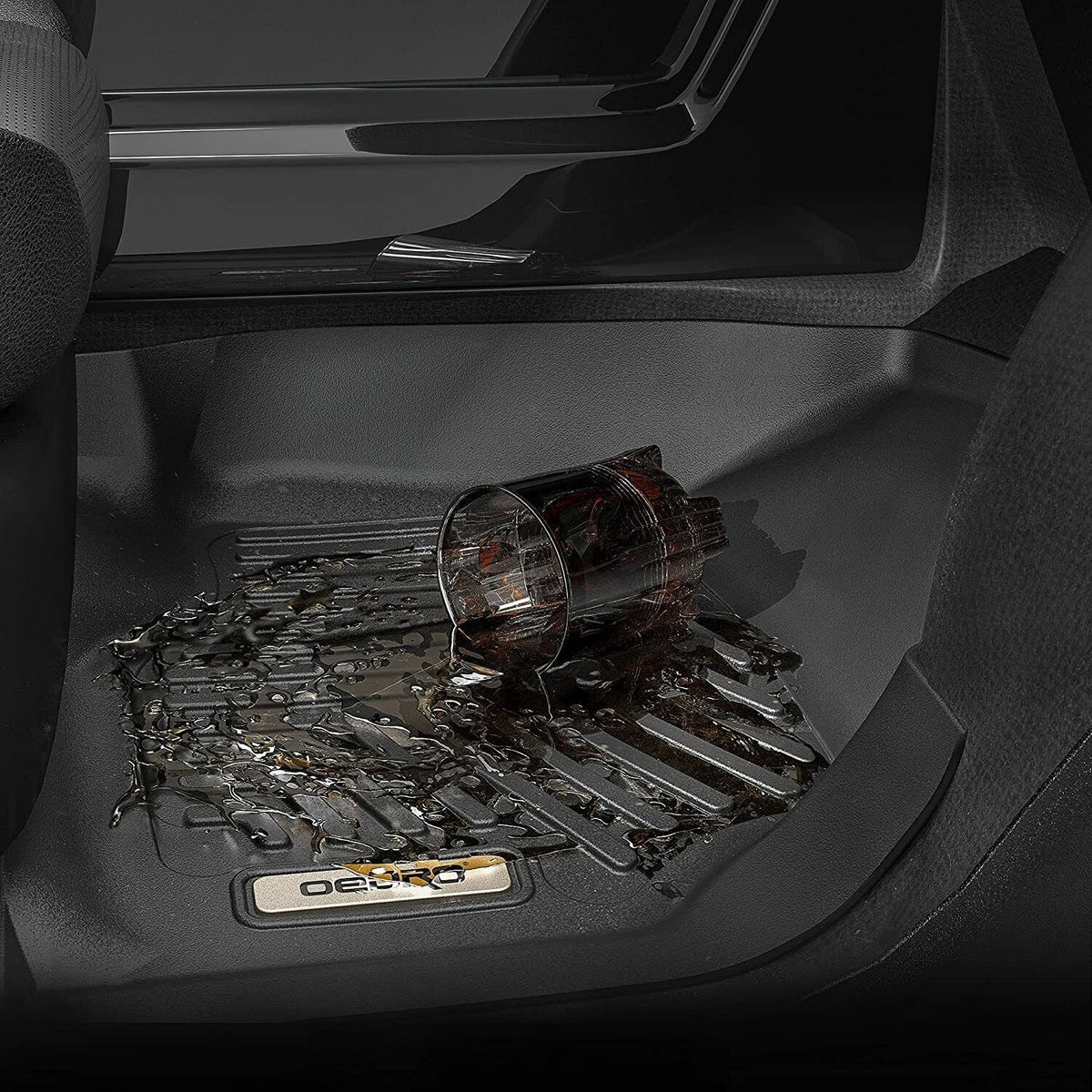 Ledkingdomus Floor Mats for 2019-2024 Subaru Forester 3D TPE Rubber Front & 2nd Seat 2 Row Liner Set All-climate