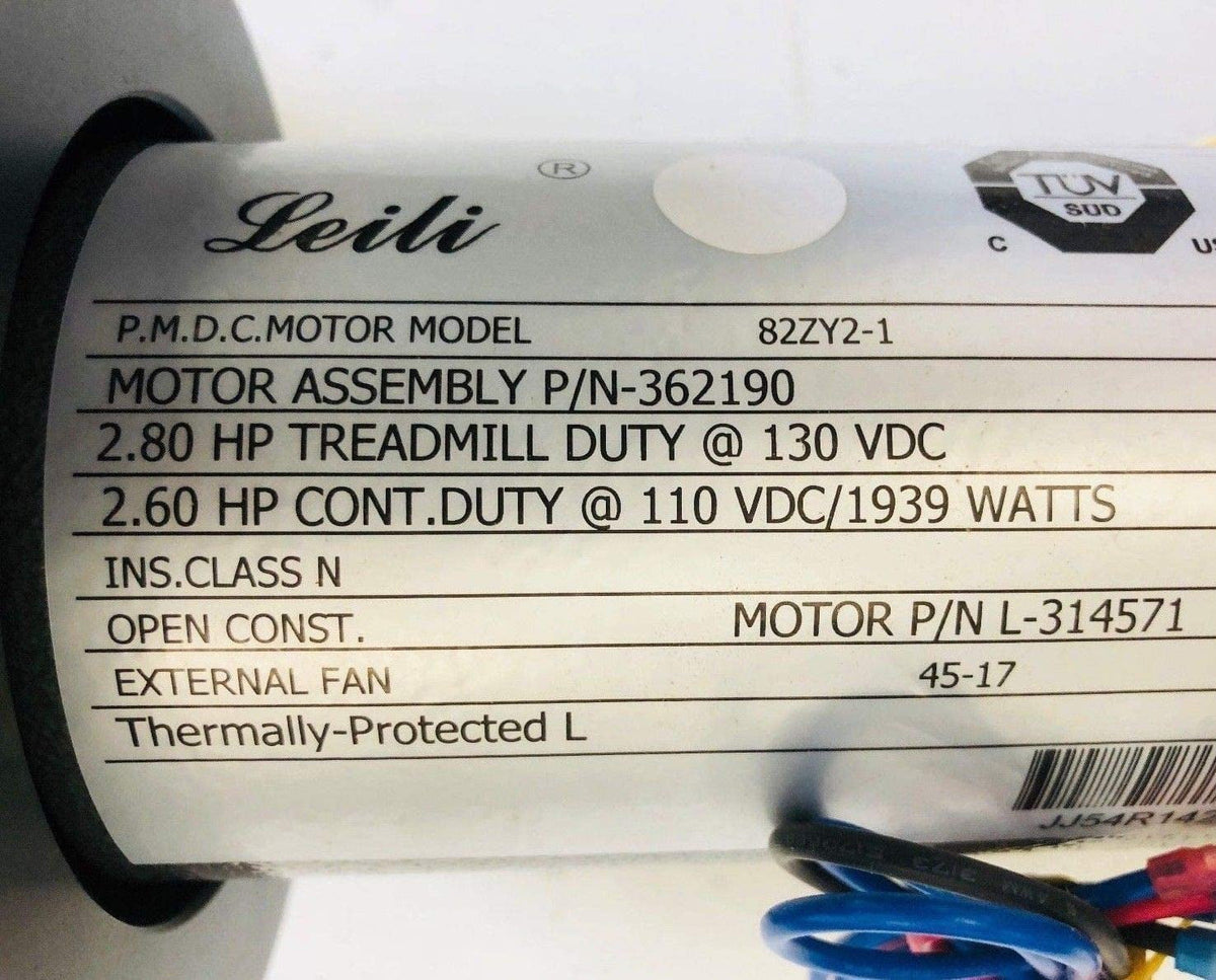 DC Drive Motor 82ZY2-1 L-314571 362190 356334 405622 Works with NordicTrack Proform Treadmill. Icon Health & Fitness, Inc