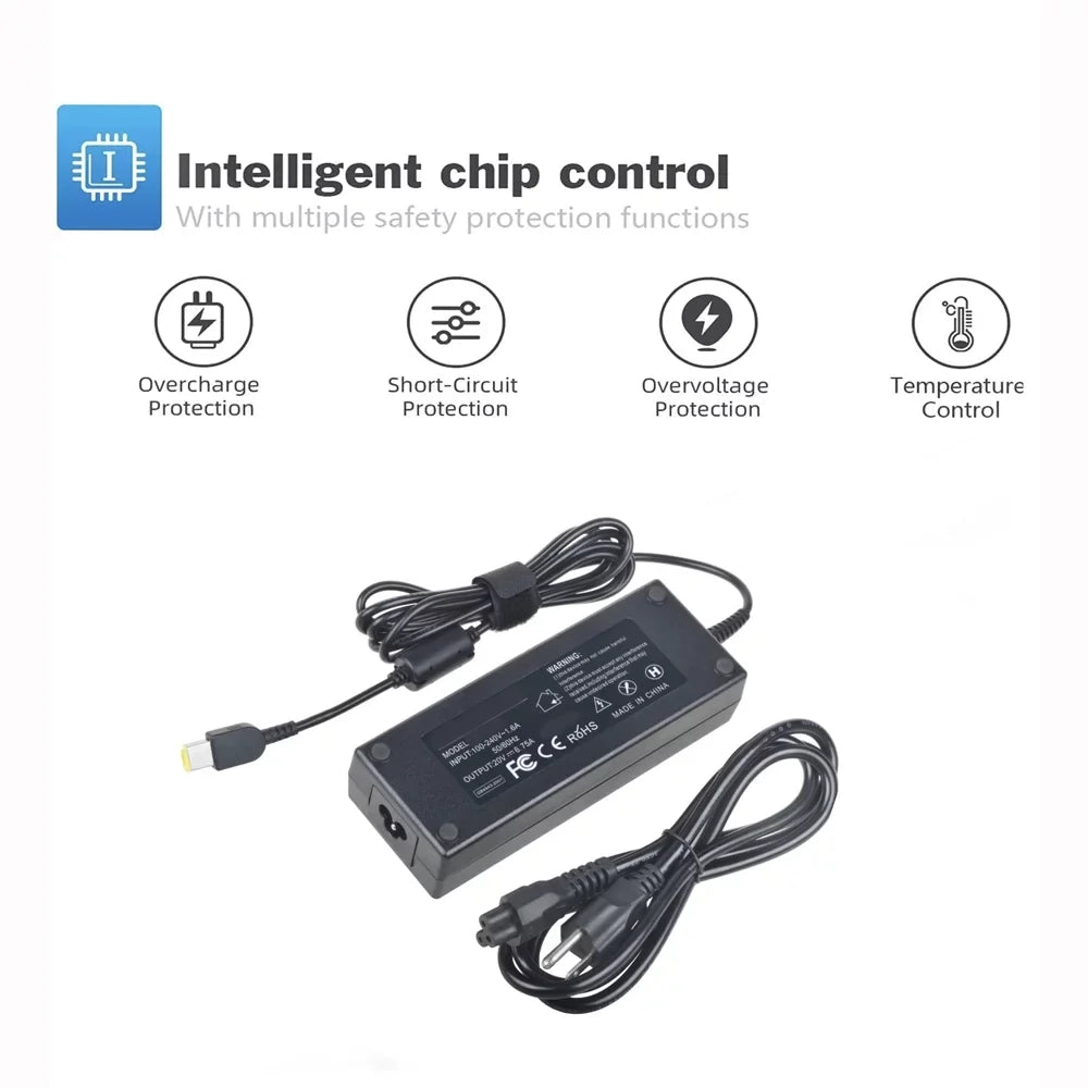 CJP-Geek 135W AC Power Adapter Charger Supply for  Y50-70AS-ISE ADL135NLC3A Cord