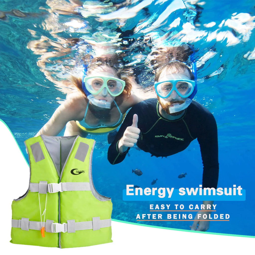 YHAIOGS Sport Jackets Life Vest Swim Adults liquid Jacket for Adults Outdoor Boating Swimming