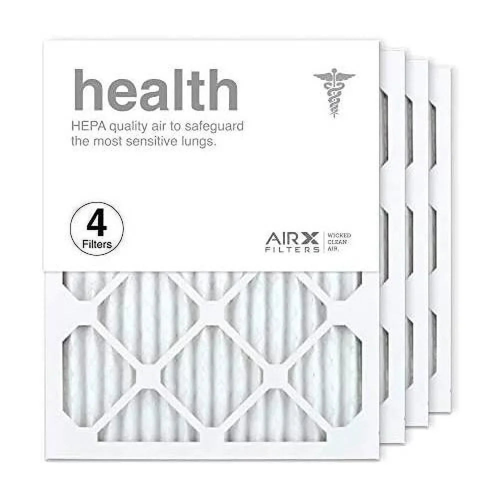 16X20x1 Air Filter MERV 13 Pleated HV Furne Air Filter, Health 4-Pk Made In The