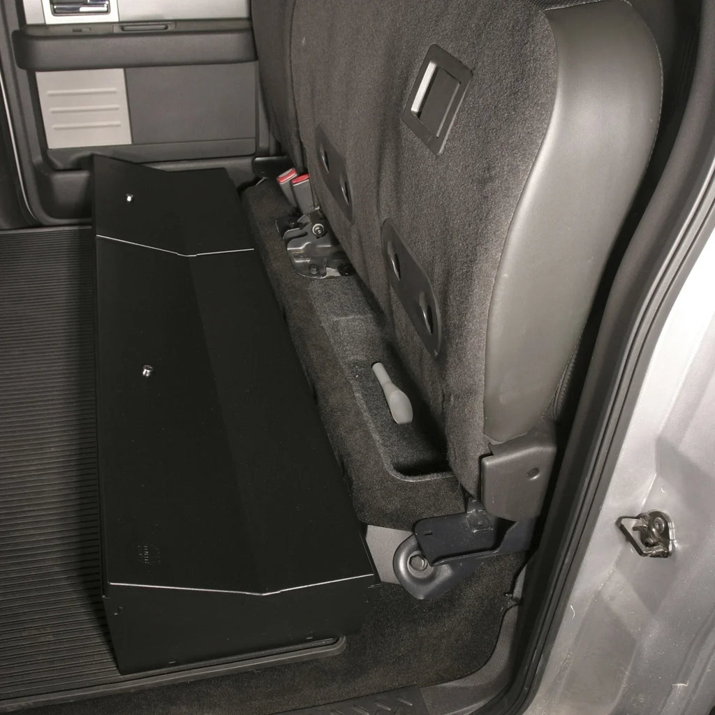 Tuffy Security Products 283-01 Under Seat Lockbox - Full Length; Black; 2009-2014  F150 SuperCrew