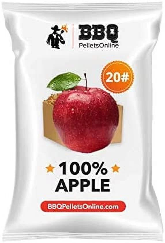 BBQPelletsOnline 100%  All Natural Amish-Made BBQ Pellets - 20 Pounds Perfect for Pellet Smokers, Any Outdoor Grill or Pizza Oven | Hot and Strong Smokey Flavor