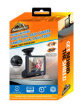 New Armor All Universal 4 inch LCD 1080P HD Dual-Lens Dash Camera, G-sensor Detects Motion and Accidents, Two Cameras, Micro-SD Card Slot