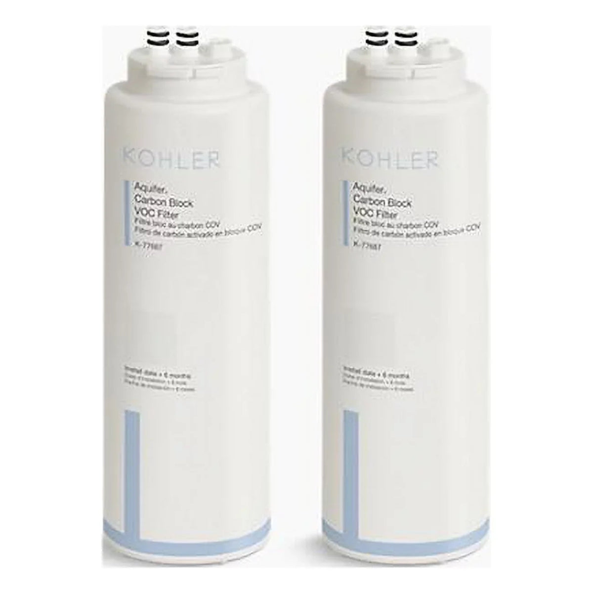 Kohler K-77688-NA Replacement Filter Cartridges - Pack of 2