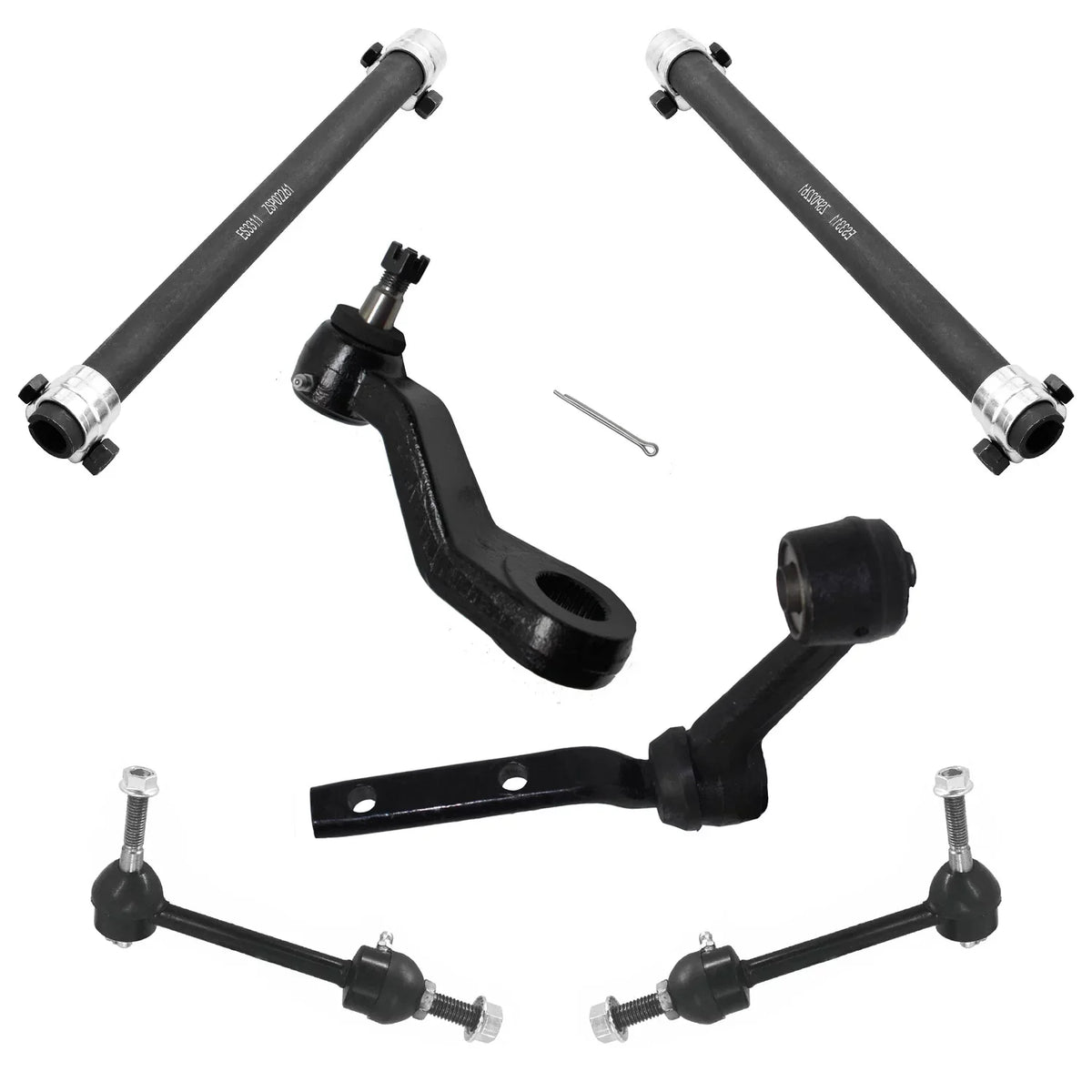 Detroit Axle - 16pc Front Suspension Kit for 1998-2002 Mercury Grand Marquis Lincoln Town Car  Crown Victoria, Ball Joints Tie Rods Pitman Idler Arms Adjusting Sleeves Front Rear Sway Bars