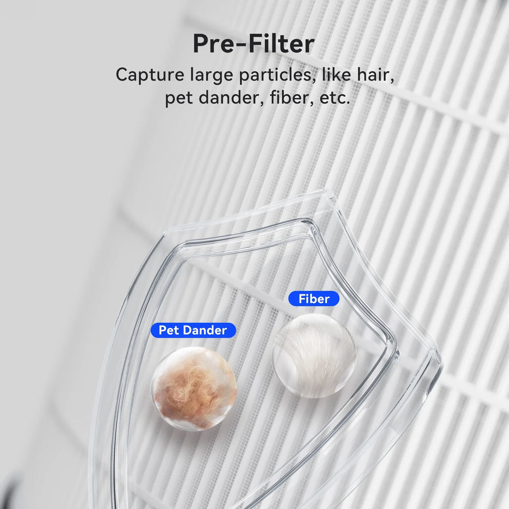 Replacement Filter for Membrane Solutions MSB5 Air Purifier, 1 Pack
