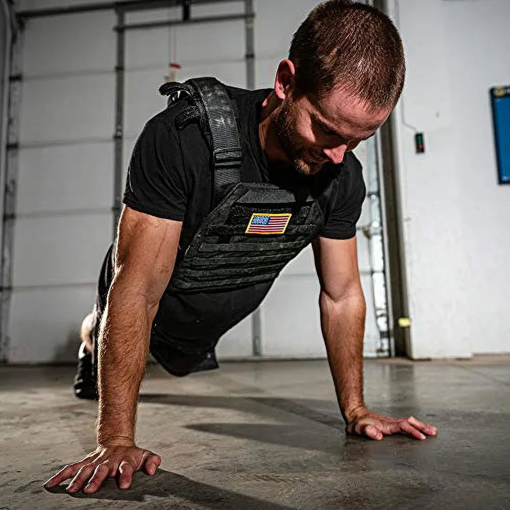 Weight Vest Plates - 8.75 LB Plates Sold In A Pair - 20LB Total Vest Weight - F&F Fitness - matching With Most Vests, Weight Carrier - Crossfit Training – Plates For Weighted Vest Workouts