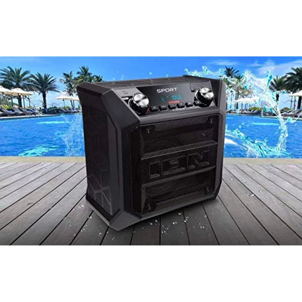 Restored ION Audio SPORT Wireless All-elements Rugged Bluetooth Speaker System (Sport Tailgater) (Refurbished)