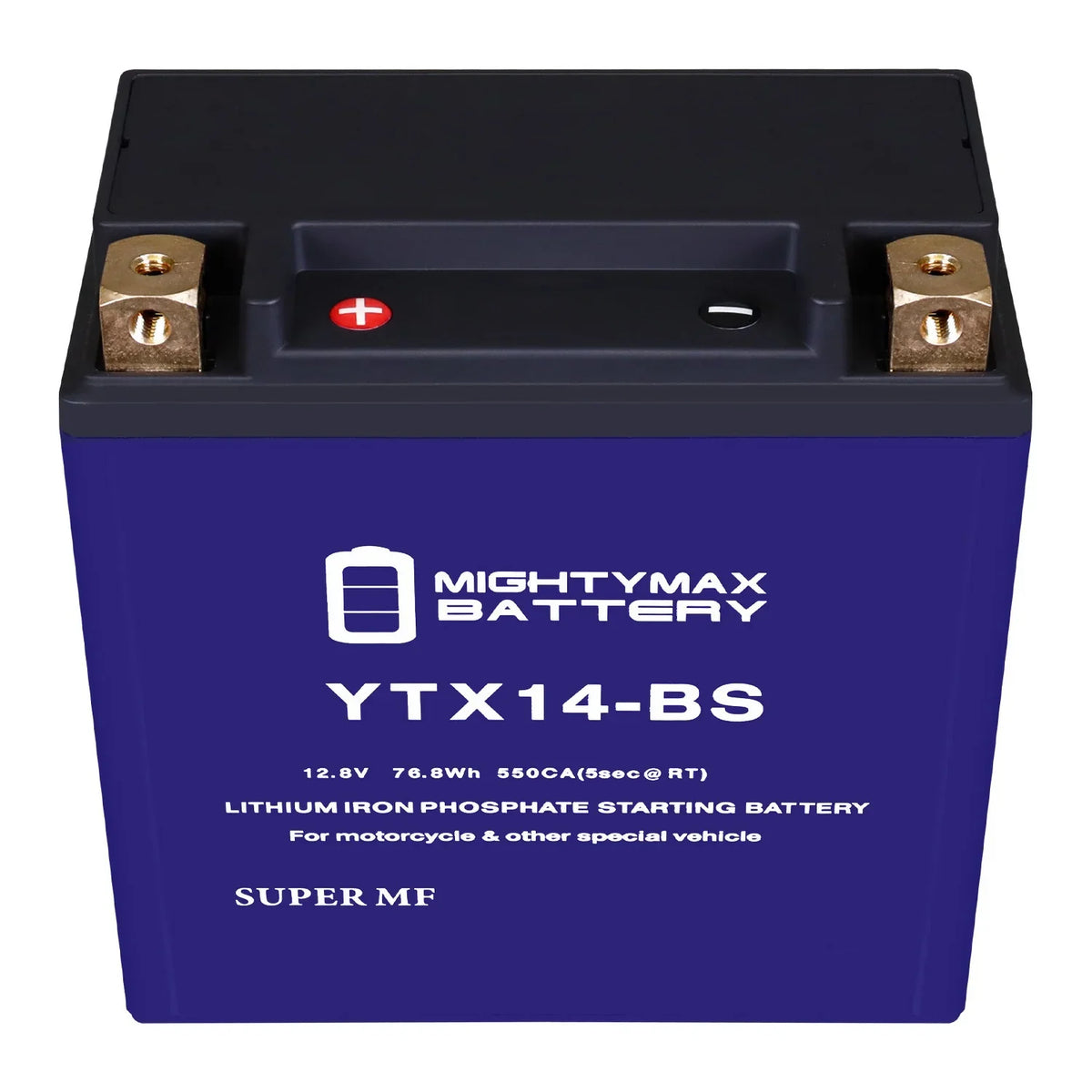 YTX14-BS Lithium Replacement Battery matching with Moto Guzzi 750 V7 III Dark 18