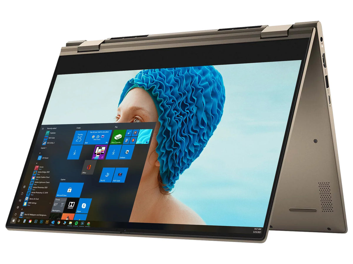 Inspiron i7405 2-in-1, 14" IPS FHD Touch Display, AMD Ryzen 7 4700U Upto 4.1GHz, 16GB RAM, 512GB NVMe SSD, Vega 6, HDMI, DisplayPort via USB-C, Wi-Fi, Bluetooth, Windows 10 Home (i7405-A371TUP)