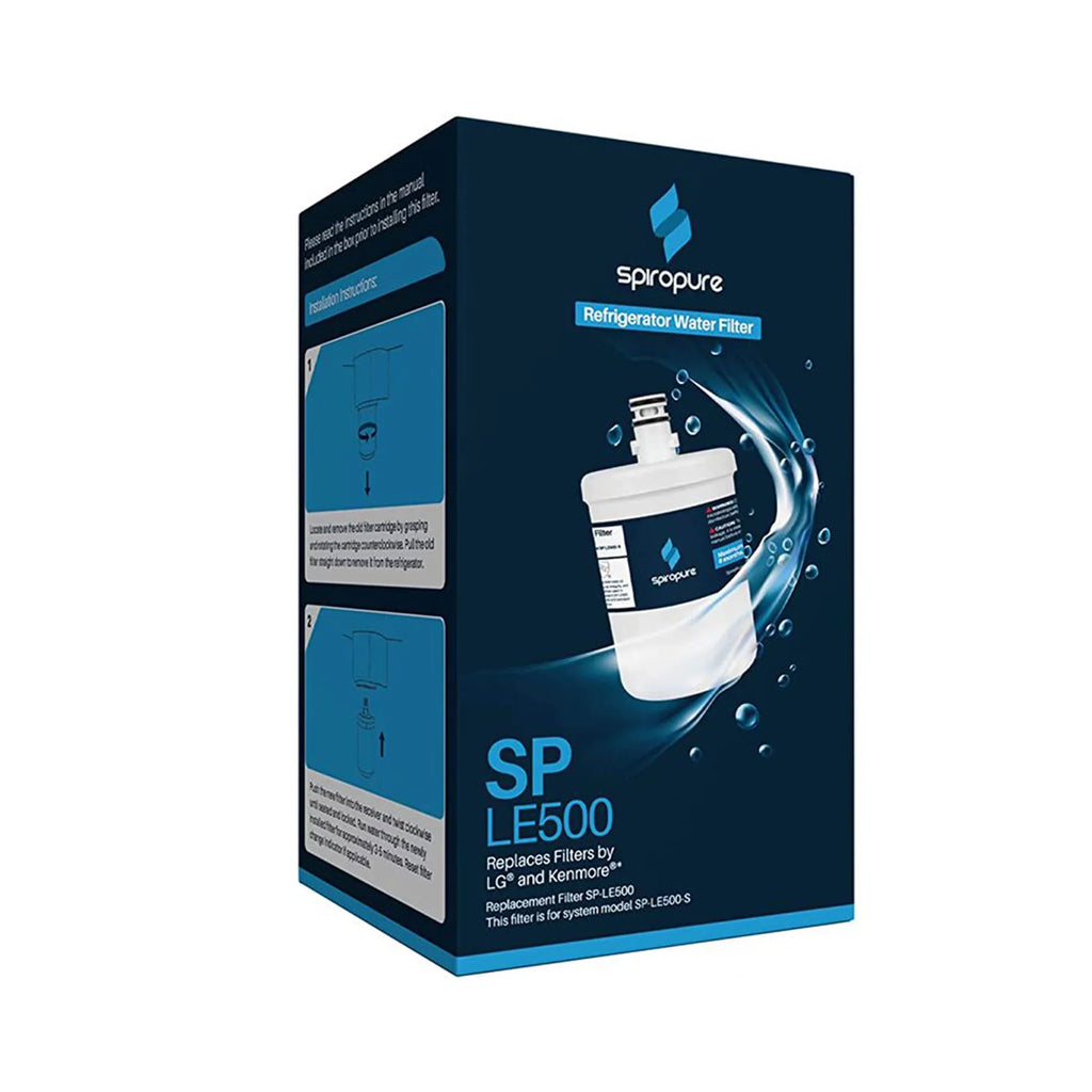SpiroPure SP-LE500-3PK Refrigerator moisture Filter Replacement, 3 Pack