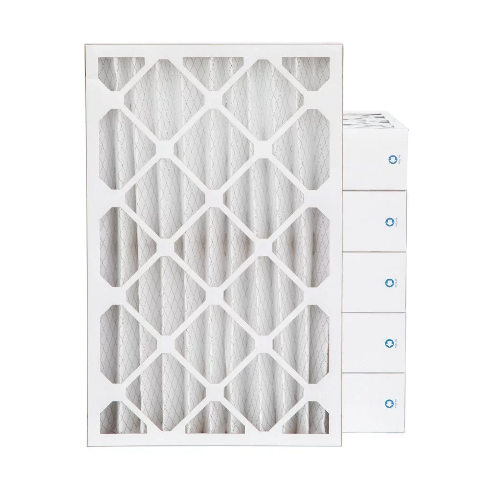 Actual Size: 15-1/2 x 24-1/2 x 3-3/4. Case of 6. Pamlico Air 16x25x4 MERV 8 Pleated AC Furnace Air Filters