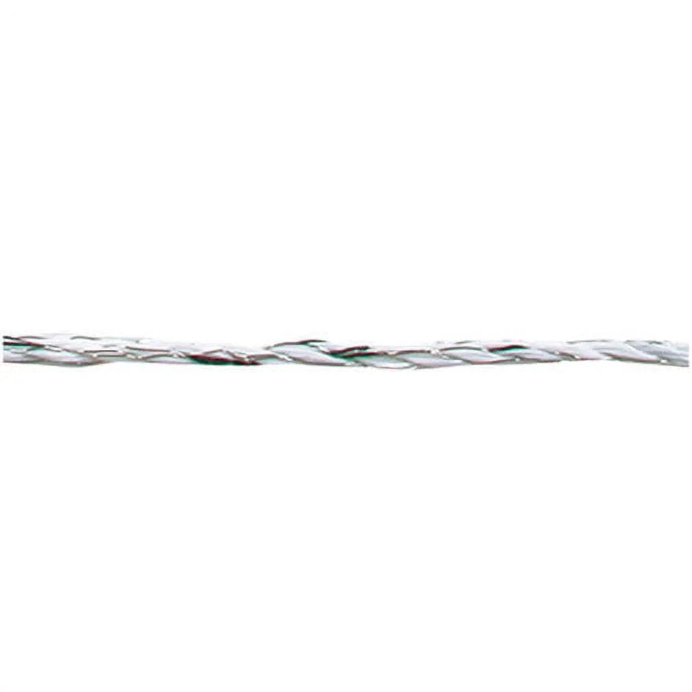 '- Quantity 1. x 656-Ft. Gallagher G62004 Electric Fence Polywire, Ultra White, 1/16-In
