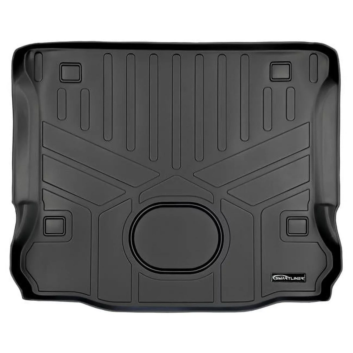 All atmospheric conditions Trunk Floor Mat Cargo Liner - JK Old Body Style for 2015-2018 Jeep Wrangler, Black