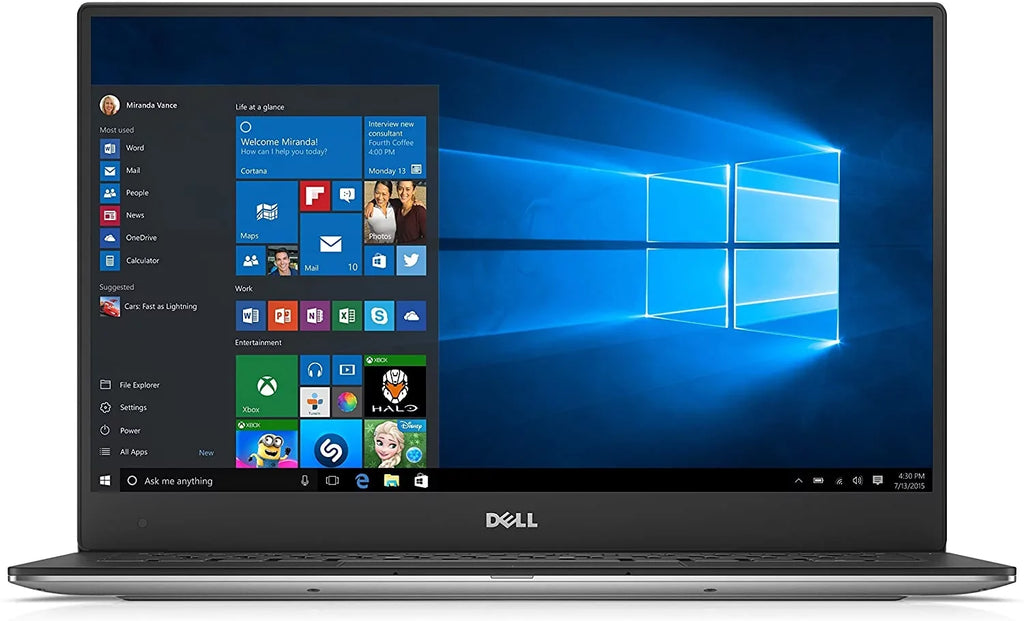 XPS 9350 13.3-Inch Laptop  Core i5-6200U 8GB 128GB SSD Windows 10 Pro