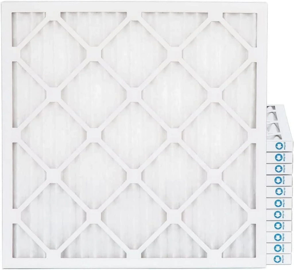 Ext Size: 24-1/2 X 24-1/2 X 3/4. Case Of 12. 25X25x1 MERV 8 Pleated HV Furne Air Filters