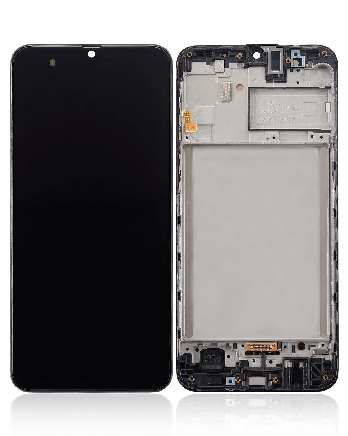 Replacement OLED Assembly With Frame appropriate For  Galaxy M31 (M315 / 2020) (Aftermarket Plus) (All Colors)