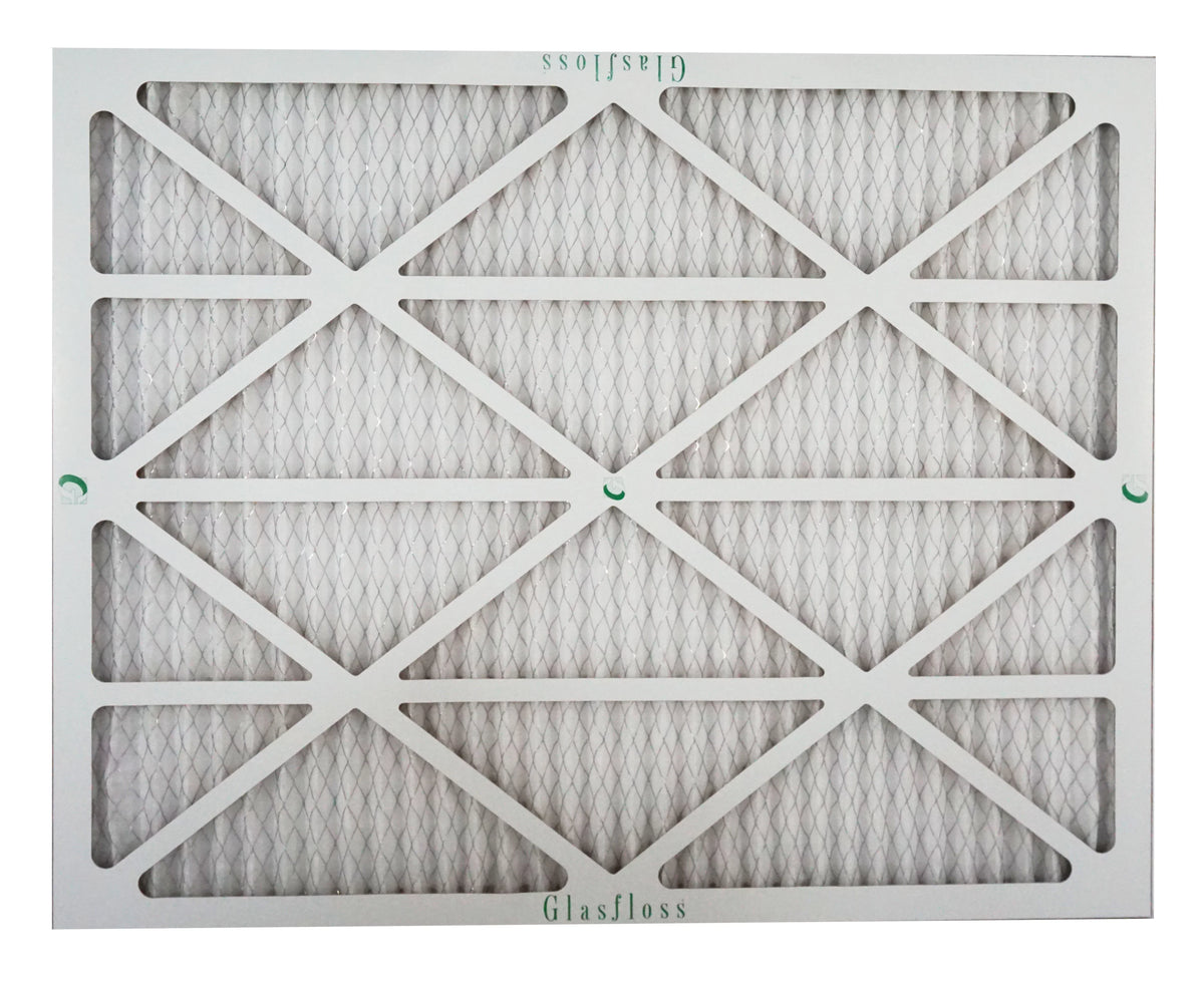 Glasfloss Air Filter 24x28x2 - 2" MERV 10 - (Pack of 4) - Pleated AC or HVAC Air Filter - Furnace Air Filter - Home or Office - Made In The USA.