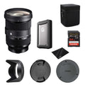 Sigma 24-70mm F2.8 DG DN Art Lens for  E with Professional 1TB External Hard Drive USB-C 3.2 Gen 1, 64GB Extreme PRO UHS-I SDXC Memory Card and Waith Microfiber Cleaning Cloth (Bundle Set)