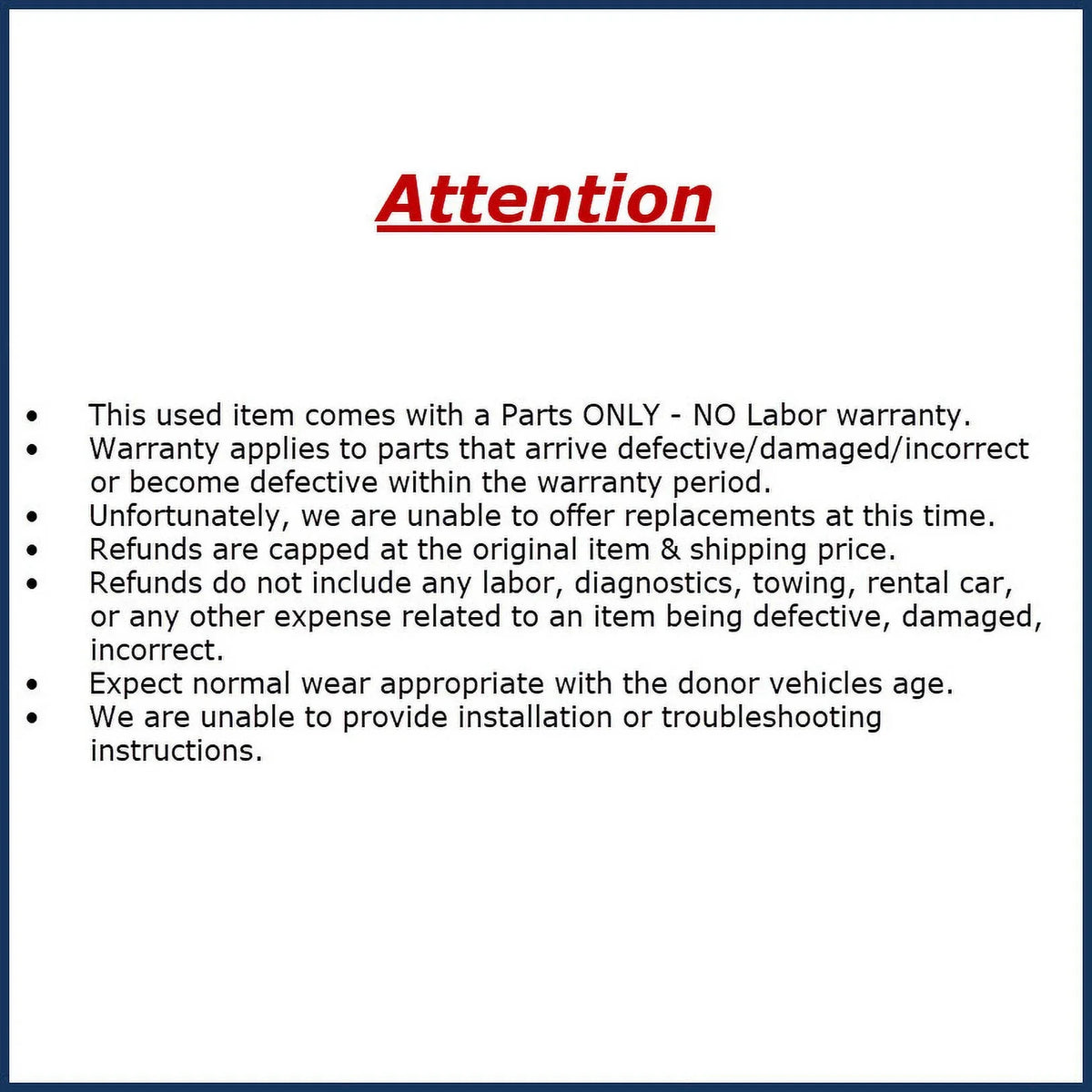 Pre-Owned 18-20  F150 Rear View Camera OEM (Good)