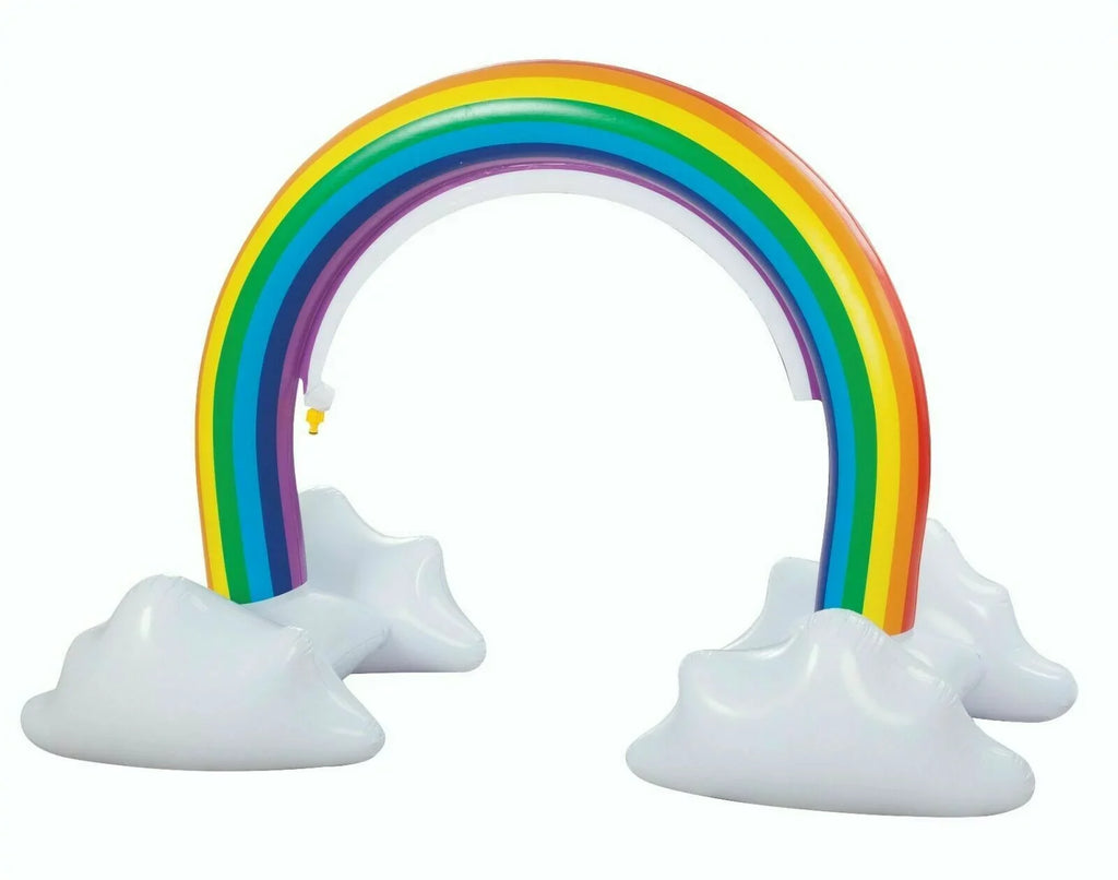 Rainbow Sprinkler Toy for Kids, Inflatable Pool Summer Fun Spray liquid Toy, Outdoor Backyard for Children Infants Toddlers, Boys, Girls 3 4 5 6 7 8 Year Old