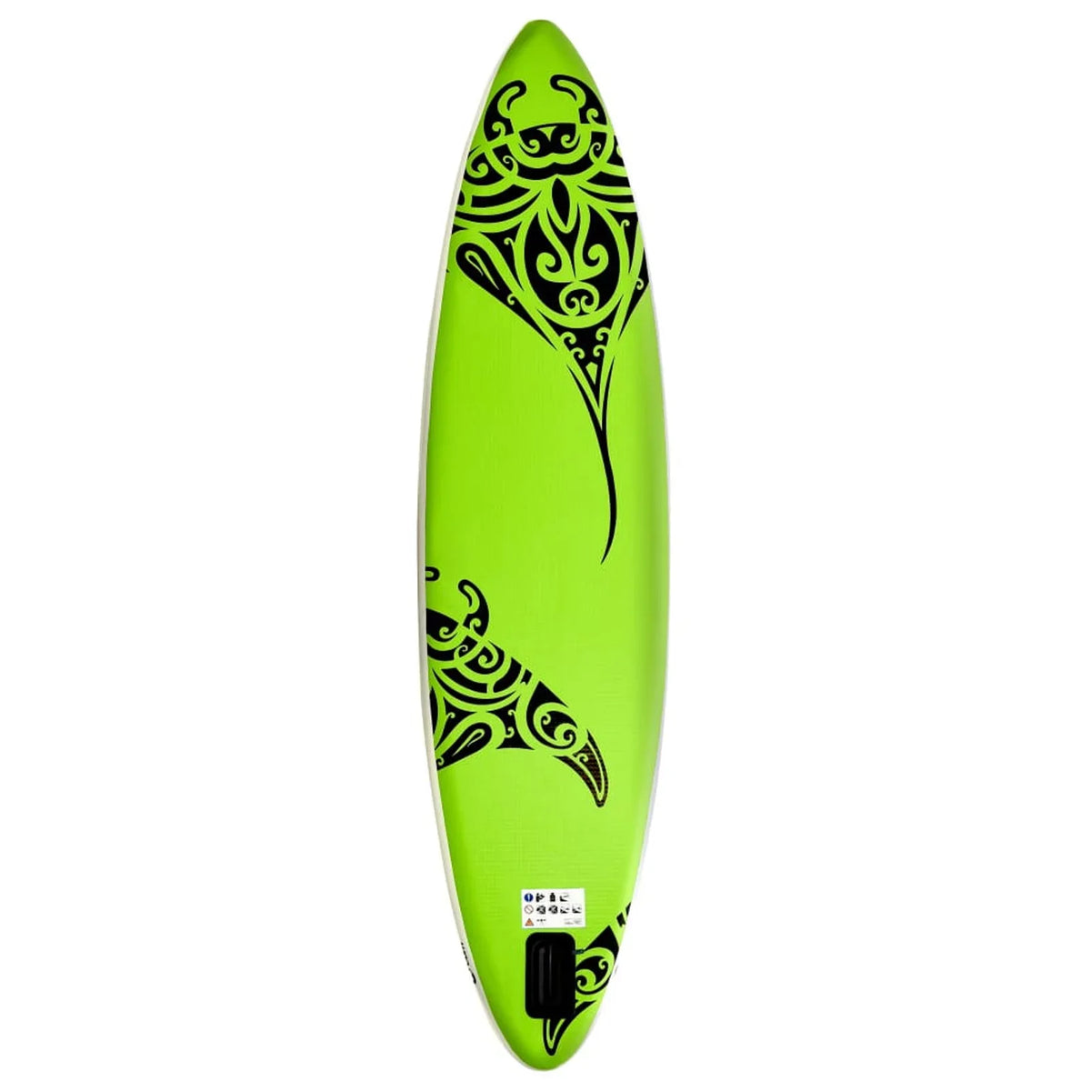 Dcenta Inflatable Paddleboard Set Beach Surfing Board with Oar, Fin, Hand Pump,  Kit and Carrying Bag Surfboard for Adults 144.1 x 29.9 x 5.9 Inches (L x W x H)