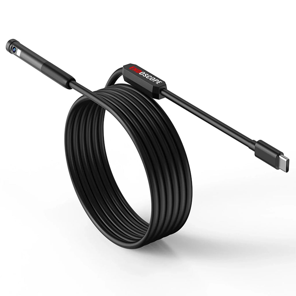 Type-C Endoscope Inspection Borescope Camera 7.9mm Built-in Adjustable LED Lights IP67 Waterproof for Android IOS Mobile Phone