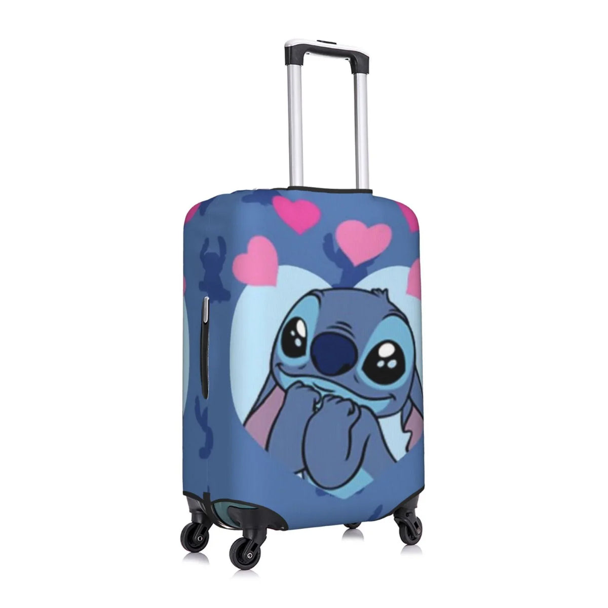 Stitch Heart Protective Suitcase wrap Elastic Travel Luggage protector Organizers Fits Large