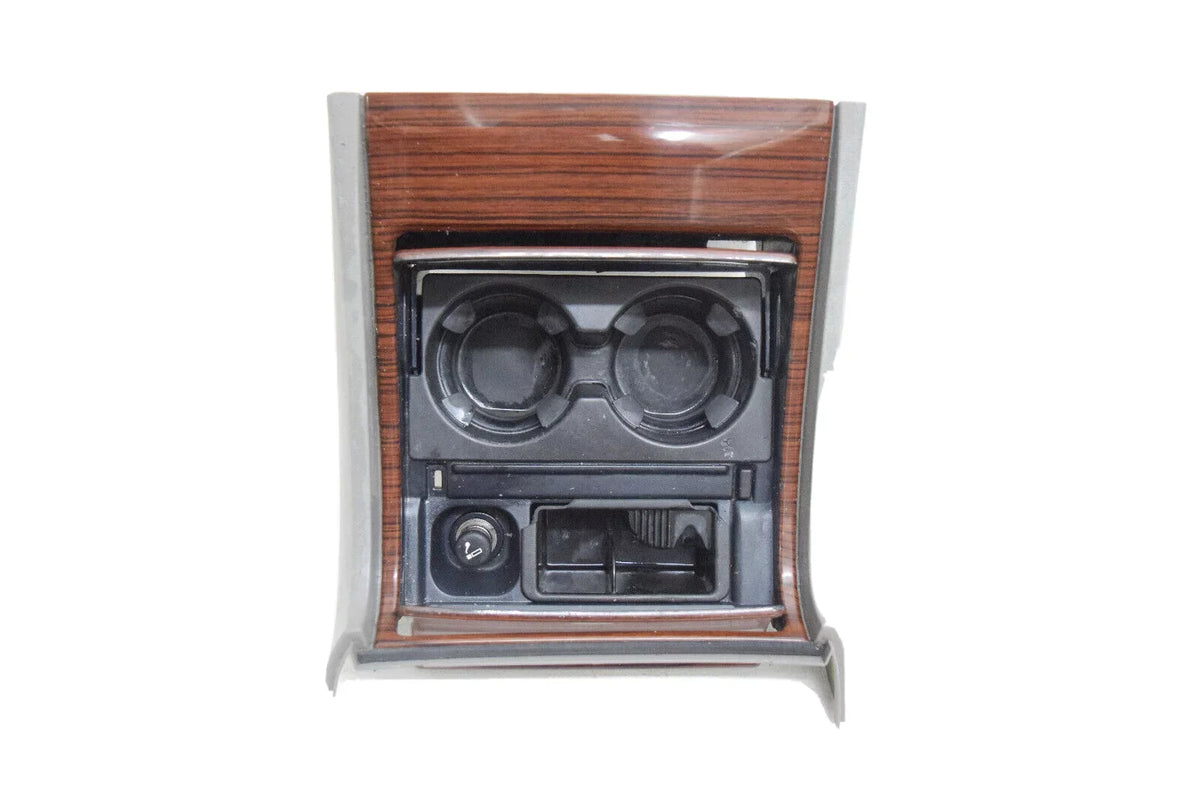 Center Console Cup Holder Woodgrain + Gray appropriate With 03 04 05 06 Cadillac Escalade
