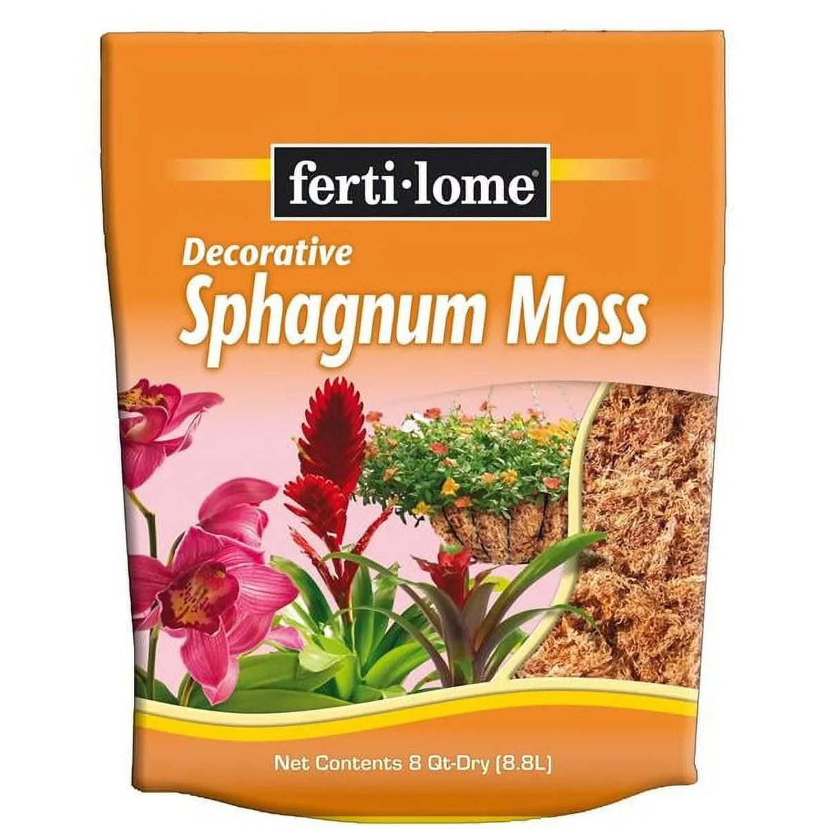 Decorative Floral Sphagnum Peat Moss. Fertilome  8 qt
